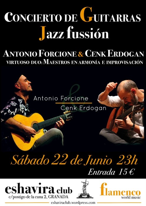 June 22 Antonio Forcione & Cenk Erdogan 