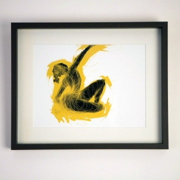 Momentarily OUT of STOCK Black Dancer limited edition print